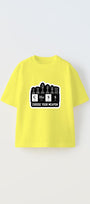 Choose Your Weapon Yazılı Satranç Tasarım Baskılı Sarı Çocuk T-Shirt