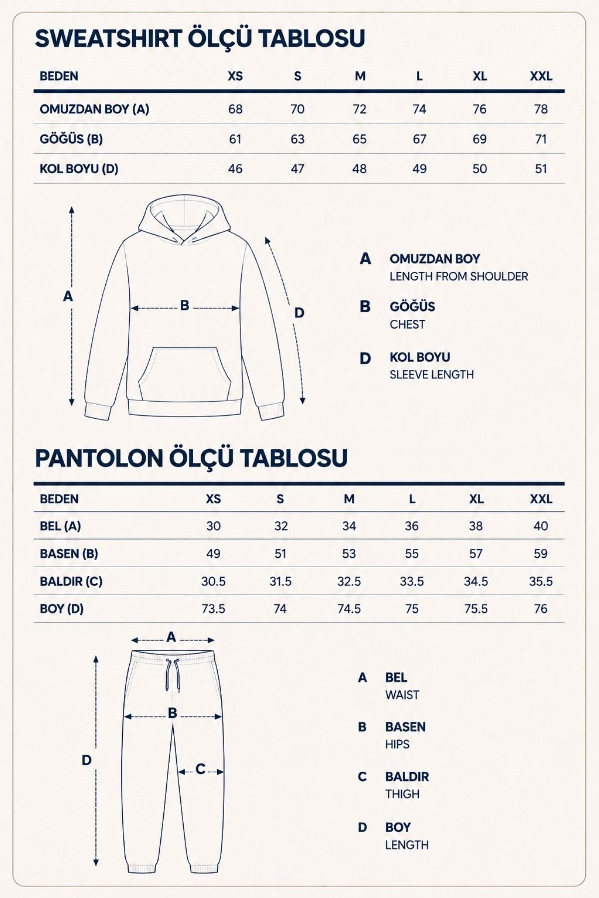 Unisex Oversize Eşofman Takımı Champ & Leisure Baskılı Siyah–3 İplik Polar, Kapüşonlu Üst, Lastikli Alt