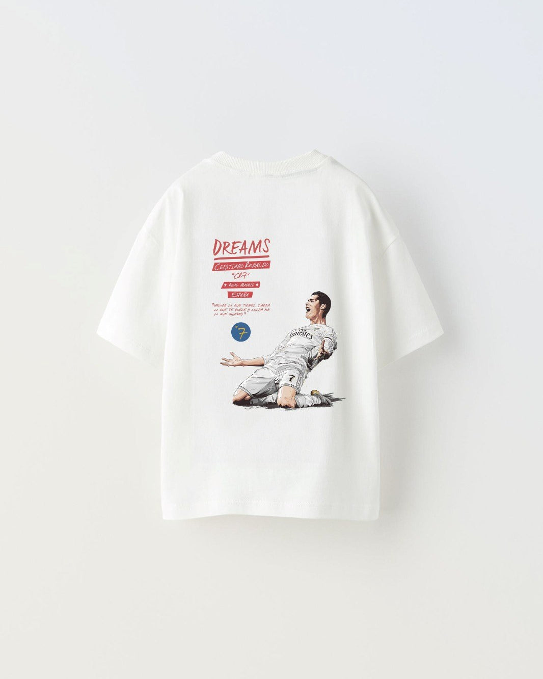 Bring Your Game Yazılı Futbol Tasarım Baskılı Beyaz Çocuk T-shirt