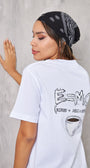 E=mc2 Coffee Milk Energy Kahve Tasarım Baskılı Beyaz Kadın T-shirt