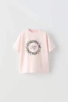 Let's Play Chess Yazılı Dönen Satranç Tasarım Baskılı Pembe Çocuk T-Shirt
