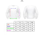 Bisiklet Yaka İçi Polar Teddy Bear Leopar Baskılı Beyaz Unisex Sweatshirt