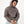 Kapüşonlu İçi Polar Eighty Five Yazı Baskılı Füme Hoodie Oversize Sweatshirt