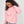 Faith Yazılı Taş Baskılı Kapüşonlu İçi Polar Oversize Pembe Sweatshirt