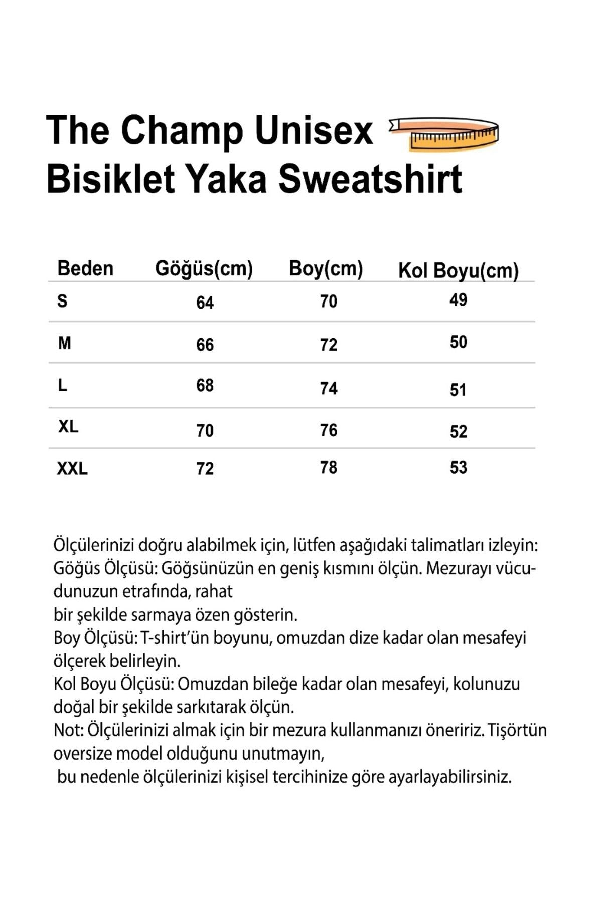 Oversize Unisex Bisiklet Yaka Sweat Sarı – 3 İplik Polar Kumaş, Rahat Kalıp, Wildest Dreams Baskılı