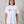 The Champ Ritim Tasarım Baskılı Oversize Beyaz Kadın T-Shirt