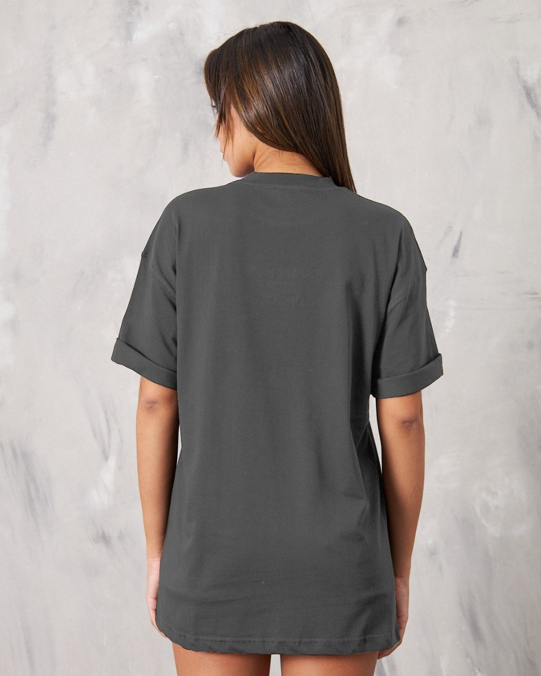 Montmartre Paris Yazılı Kadın Füme T-Shirt