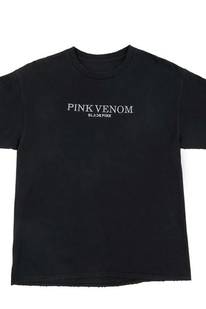 The Champ Pınk Venom Yazılı Siyah T-Shirt 