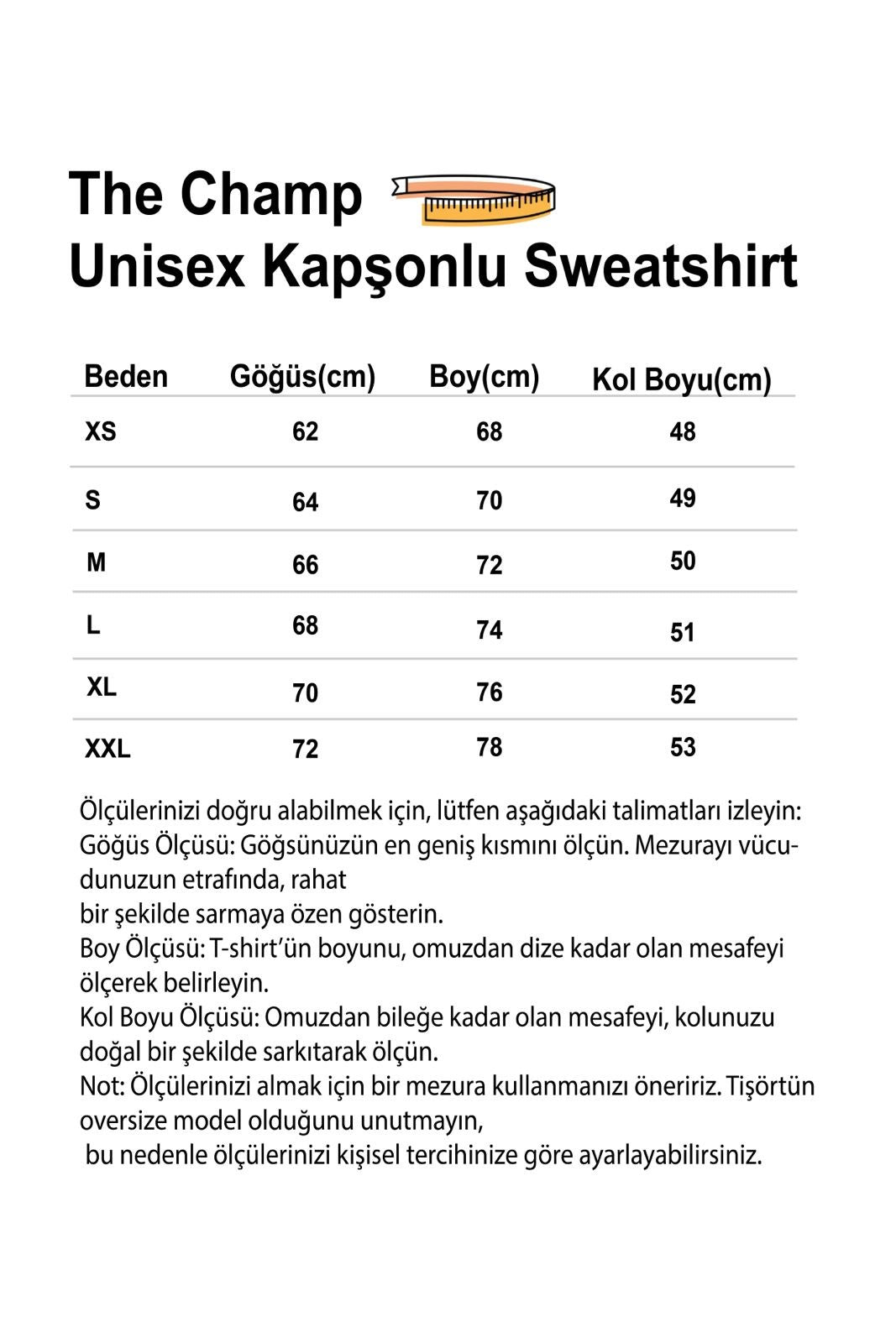 Kadın Oversize Sweatshirt Hoodie CHMP STUDIOS Beyaz – Kapüşonlu, 3 İplik Polar, Kanguru Cepli