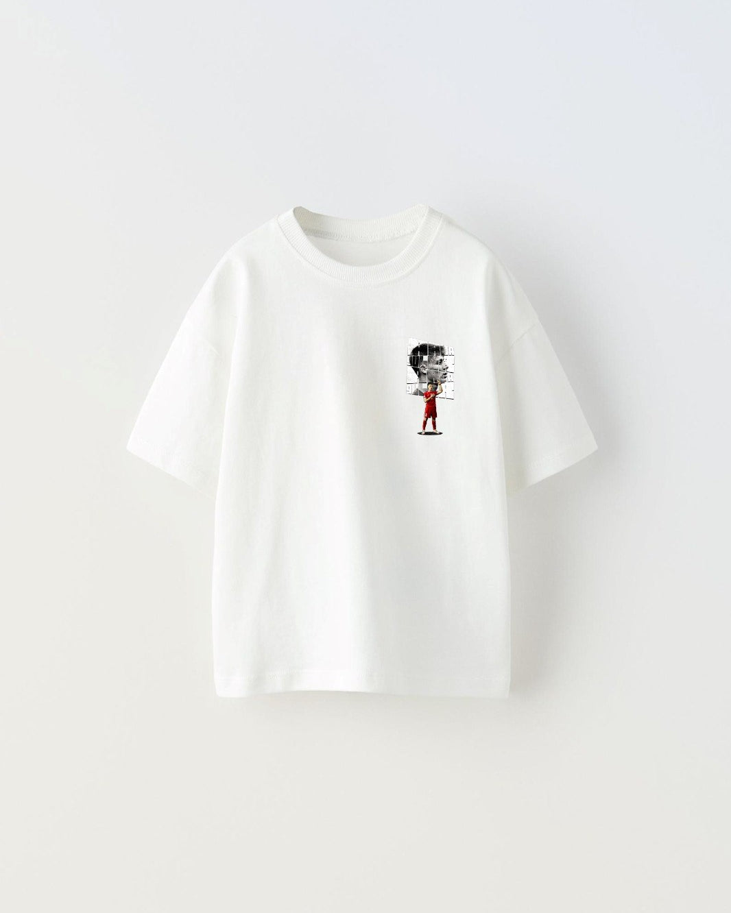 Euro 2024'ün Genç Yıldızları Arda Güler Baskılı Beyaz Çocuk T-shirt