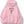 Kapüşonlu İçi Polar Nirvana Angel Baskılı Pembe Unisex Hoodie Sweatshirt