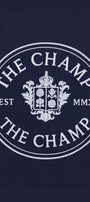 Kadın Lacivert The Champ Armalı İkili Takım Sweatshirt ve Cepli Şort Casual Spor Kombin