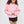 Amor Yazılı Taş Baskılı Kapüşonlu İçi Polar Oversize Pembe Sweatshirt