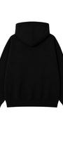 Kadın Oversize Hoodie 90’s Girl Baskılı Siyah – Kapüşonlu, Kanguru Cepli, 3 İplik Polar