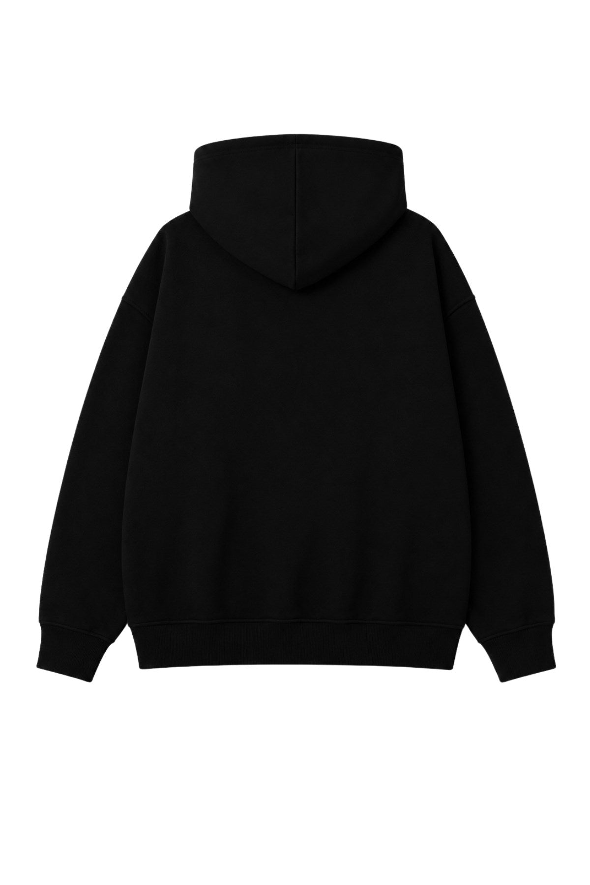 Kadın Oversize Hoodie 90’s Girl Baskılı Siyah – Kapüşonlu, Kanguru Cepli, 3 İplik Polar