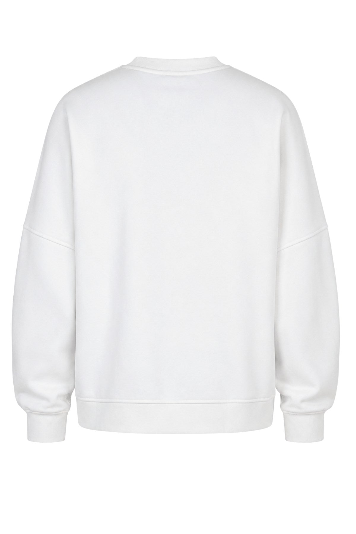 Kadın Oversize Sweatshirt 90’s Girl Baskılı Beyaz – Bisiklet Yaka, 3 İplik Şardonlu Polar