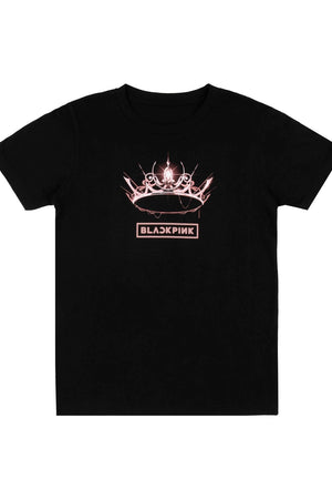The Champ The Album Crown Youth Sızed Yazılı Siyah T-Shirt 