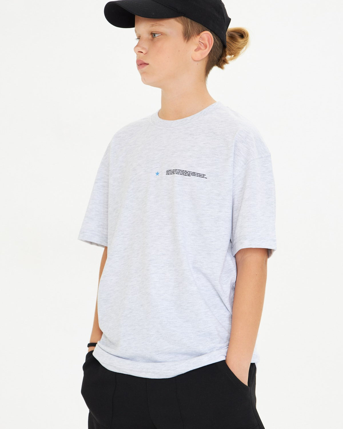Los Angeles Baskılı %100 Pamuk Oversize Beyaz Unisex Çocuk Tişört