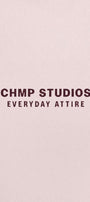Kadın Oversize Tişört CHMP STUDIOS Baskılı Pembe – Bisiklet Yaka, %100 Pamuk Compact Süprem 24/1