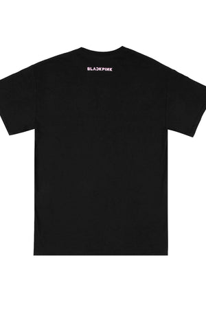 The Champ Blackpınk Sılhouette Yazılı Siyah T-Shirt 