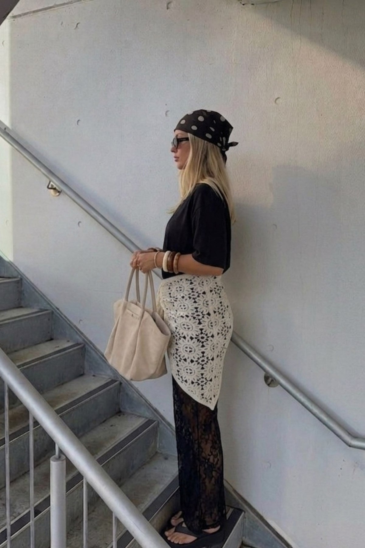 Kadın Bianca Lace Üçgen Dantel Bel Aksesuarı Beyaz – Bağlamalı, Zarif ve Şık