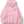 Kapüşonlu İçi Polar The Champ Dağ Baskılı Pembe Unisex Hoodie Sweatshirt