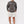 Bisiklet Yaka İçi Polar Unknown Desire Yazı Baskılı Füme Oversize Sweatshirt