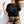 The Champ (Po) Aime Yazılı Kadın Oversize Siyah T-Shirt