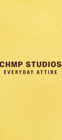 Kadın Oversize Tişört CHMP STUDIOS Baskılı Sarı – Bisiklet Yaka, %100 Pamuk Compact Süprem 24/1