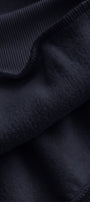 Kadın Oversize Hoodie Cry First Baskılı Lacivert – Kapüşonlu, Kanguru Cepli, 3 İplik Şardonlu Polar