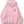 Kapüşonlu İçi Polar It's Okay Baskılı Unisex Pembe Oversize Hoodie Sweatshirt