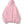 Kapüşonlu İçi Polar David Baskılı Pembe Unisex Oversize Hoodie Sweatshirt