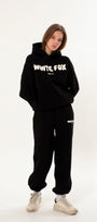 Kadın Oversize Kapüşonlu Sweatshirt ve Eşofman Takım Yüksek Rubber Baskı  Rahat ve Şık Tasarım