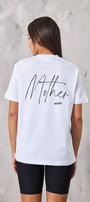 Mother Hood Yazılı Beyaz Kadın T-Shirt