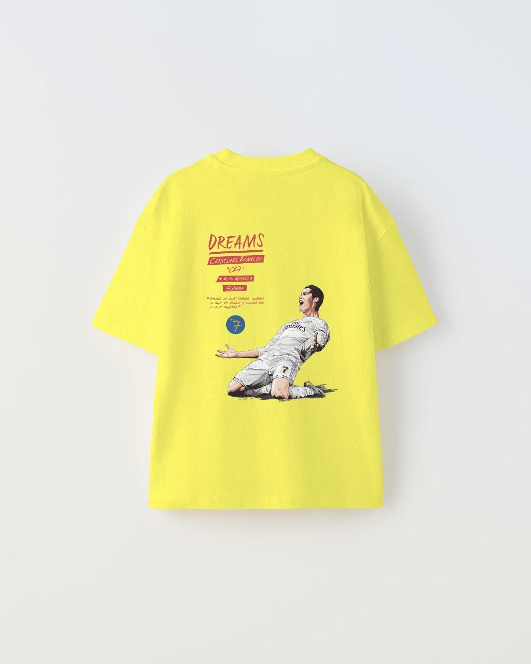 Bring Your Game Yazılı Futbol Tasarım Baskılı Sarı Çocuk T-shirt