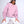 Bisiklet Yaka İçi Polar Pembe Unisex Oversize Sweatshirt