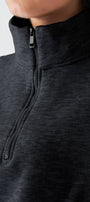 Unisex Oversize Eşofman Takımı Basic Füme Melanj – Fermuarlı Dik Yaka, Lastikli Paça, 3 İplik Polar