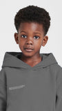 Füme Unisex Çocuk Kapüşonlu Nature Concept Baskılı Oversize Sweatshirt Hoodie