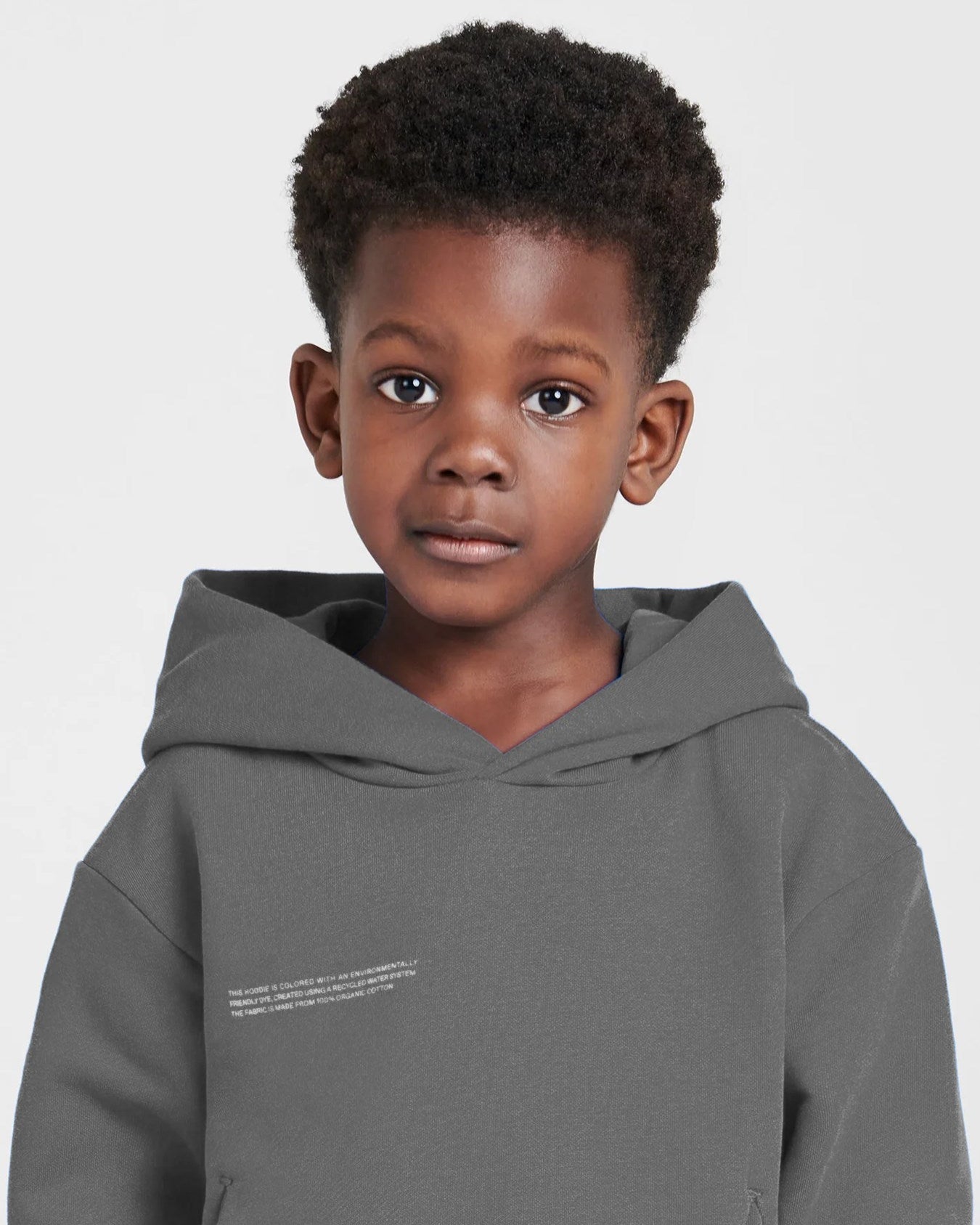 Füme Unisex Çocuk Kapüşonlu Nature Concept Baskılı Oversize Sweatshirt Hoodie