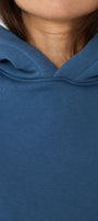 Unisex 2’li Oversize Basic Hoodie Beyaz & Marine– Kapüşonlu, Cepli, 3 İplik Şardonlu Polar