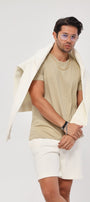 Bisiklet Yaka İçi Polar Move Ahead Yazı Baskılı Beyaz Oversize Sweatshirt