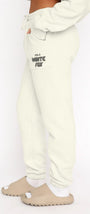 White Fox Kadın Vol 3 Baskılı %100 Pamuk Krem Kapüşonlu Oversize Hoodie