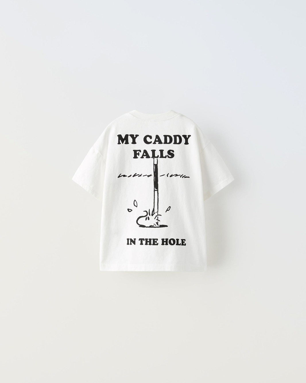 Other Golfers Are Lucky Yazılı Snoppy Tasarım Baskılı Beyaz Çocuk T-Shirt 