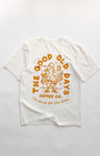 Bisiklet Yaka The Good Old Day Baskılı Oversize Erkek T-shirt