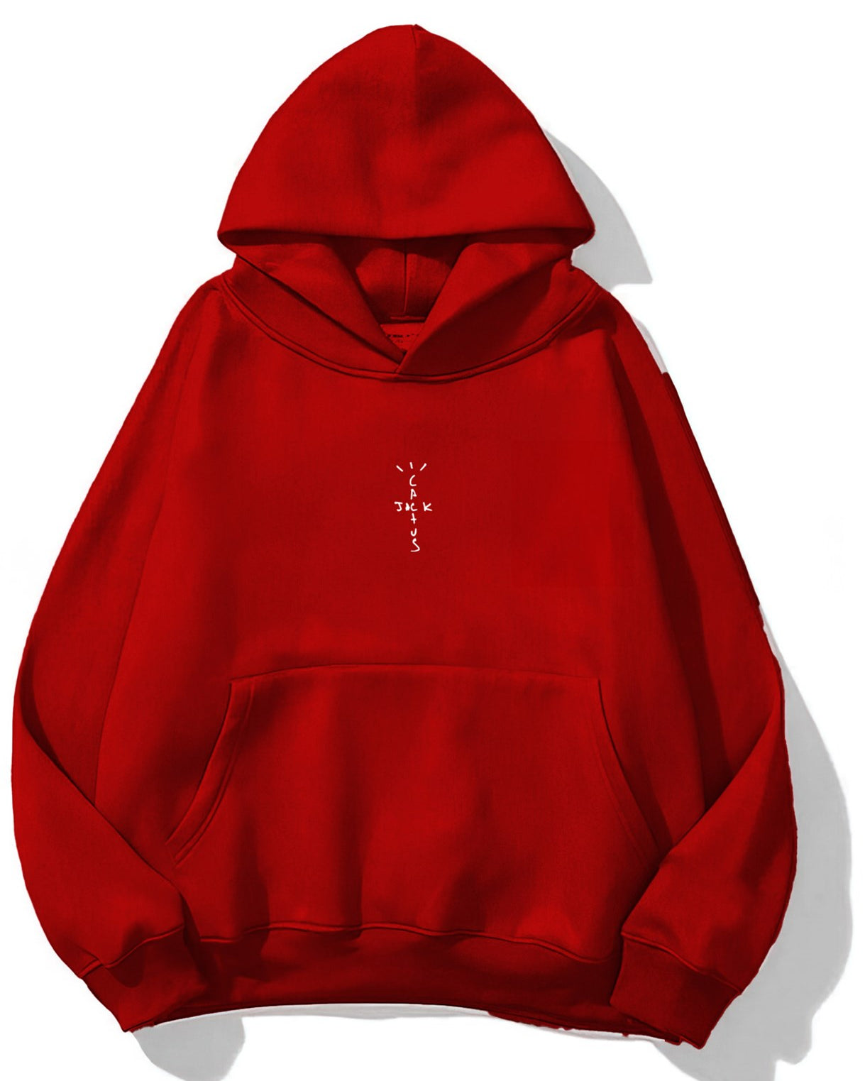 Kapüşonlu İçi Polar Look Mom I Can Fly Baskılı Unisex Kırmızı Oversize Hoodie Sweatshirt