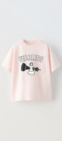 Fearless Yazılı Satranç Tasarım Baskılı Pembe Çocuk T-Shirt