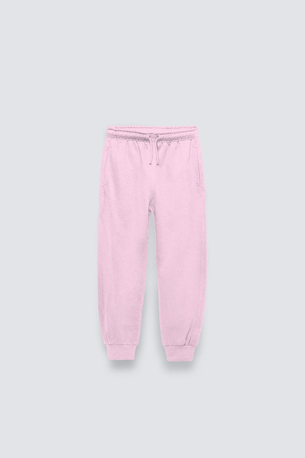 Pembe Beli Lastikli  Paçası Lastikli Pamuklu Nefes Alan Nature Concept Regular Fit Jogger Füme Çocuk