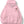 Kapüşonlu İçi Polar Wıld Charm Baskılı Pembe Unisex Hoodie Sweatshirt