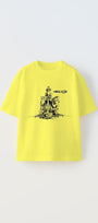 Chess is Life Yazılı Satranç Tasarım Baskılı Sarı Çocuk T-Shirt