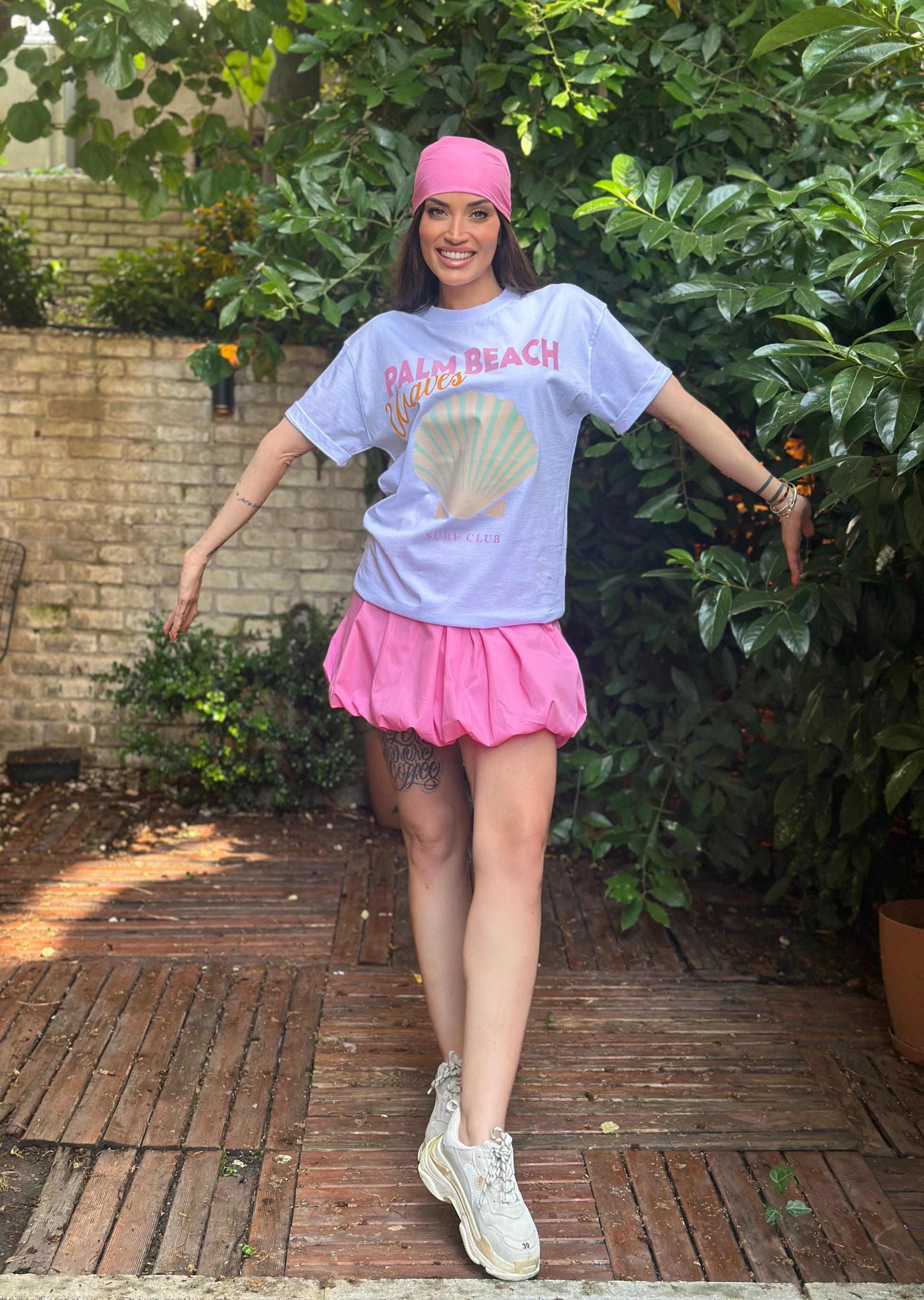 Dîde Keçik Cansu Kombini Etek Tişört Bandana
